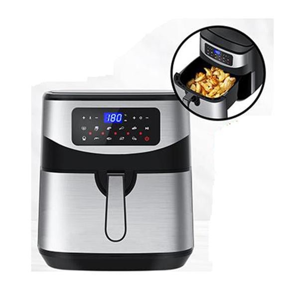 12L Air Fryer Multifunctional Lcd One Touch Display Silver - TrendNestOfficial