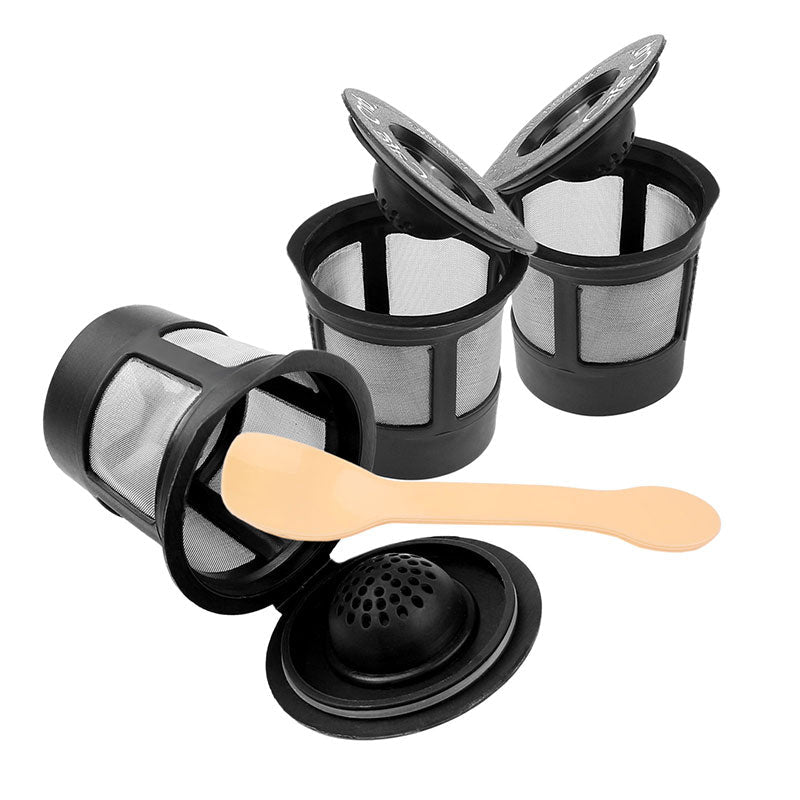 3pcs Reusable Coffee Filter Pod with Spoon - TrendNestOfficial