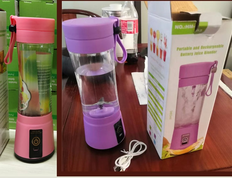 Portable Blender – USB Rechargeable Smoothie Maker for Travel & Fitness