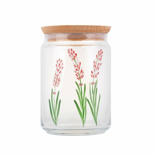 Lavendel - Handbemaltes 1L Glasgefäß