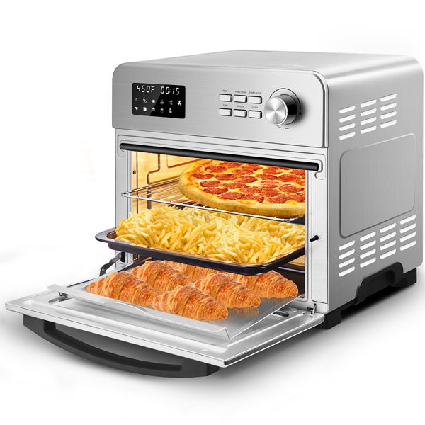 Air Fryer Toaster Oven LCD Countertop with Rotisserie and Dehydrator - TrendNestOfficial