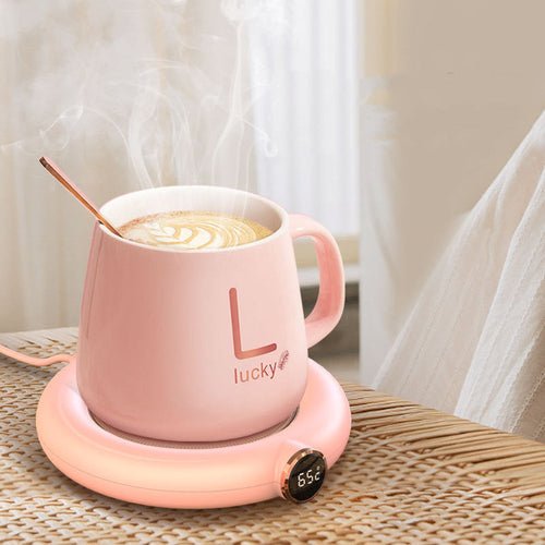Coffee Mug Warmer Warm Coaster Smart Heating Cup Thermal Insulation - TrendNestOfficial