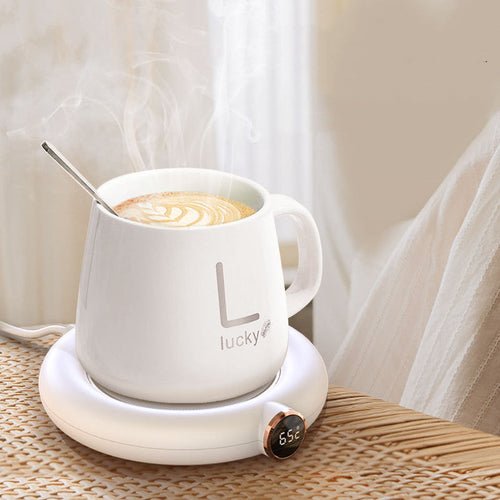 Coffee Mug Warmer Warm Coaster Smart Heating Cup Thermal Insulation - TrendNestOfficial