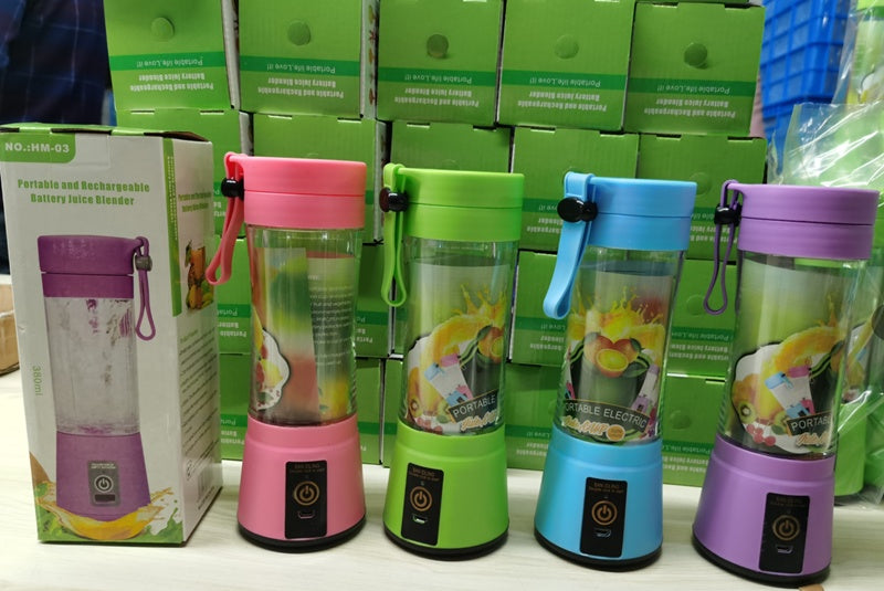 Portable Blender – USB Rechargeable Smoothie Maker for Travel & Fitness