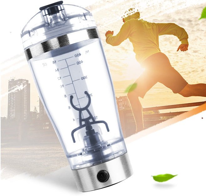 Electric Protein Shake Stirrer USB Shake Bottle Milk Coffee Blender Kettle Sports And Fitness Electric Shaker Cup - TrendNestOfficial