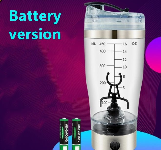 Electric Protein Shake Stirrer USB Shake Bottle Milk Coffee Blender Kettle Sports And Fitness Electric Shaker Cup - TrendNestOfficial