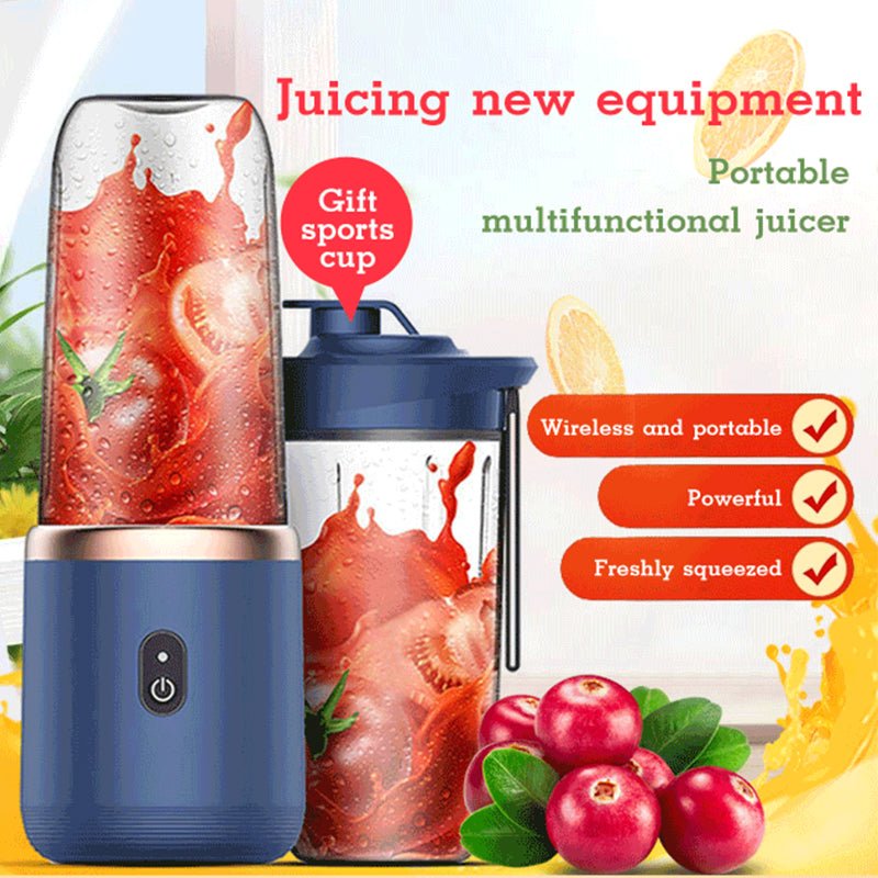 Portable Blender Mini Juicer Cup Extractor Smoothie USB Charging Fruit Squeezer Blender - TrendNestOfficial