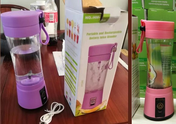 Portable Blender – USB Rechargeable Smoothie Maker for Travel & Fitness - TrendNestOfficial