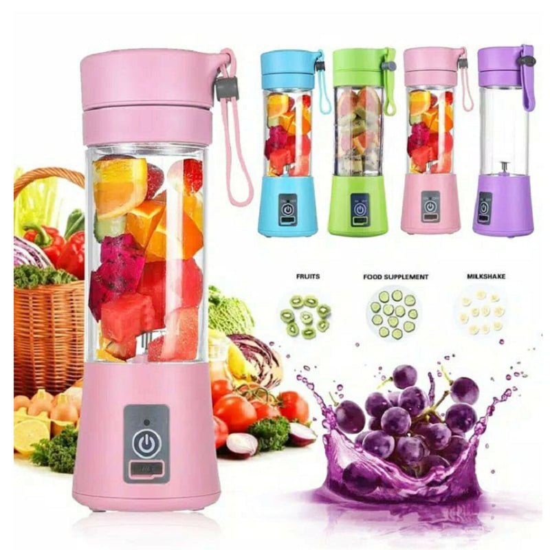 Portable Blender – USB Rechargeable Smoothie Maker for Travel & Fitness - TrendNestOfficial