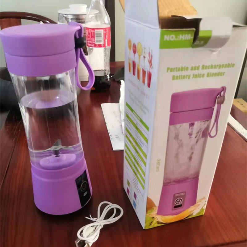 Portable Blender – USB Rechargeable Smoothie Maker for Travel & Fitness - TrendNestOfficial