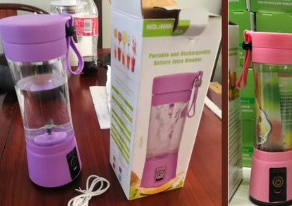Portable Blender With USB Rechargeable Mini Kitchen Fruit Juice Mixer - TrendNestOfficial
