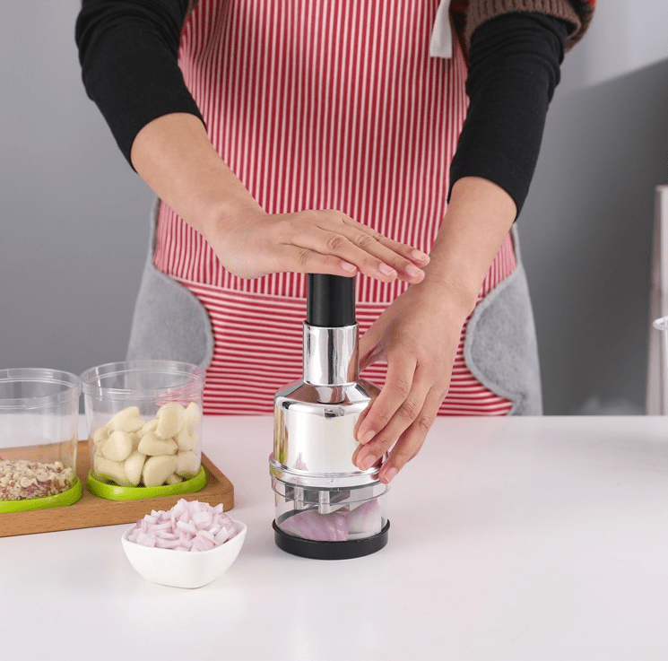 Vegetable Fruit Salad Onion Garlic Food Hand Chopper Cutter Slicer - TrendNestOfficial