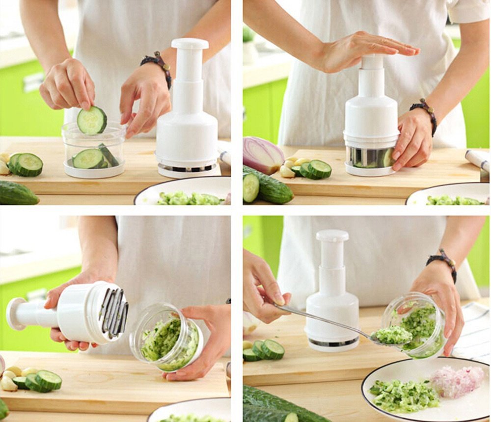Vegetable Onion Garlic Chopper Crusher - TrendNestOfficial