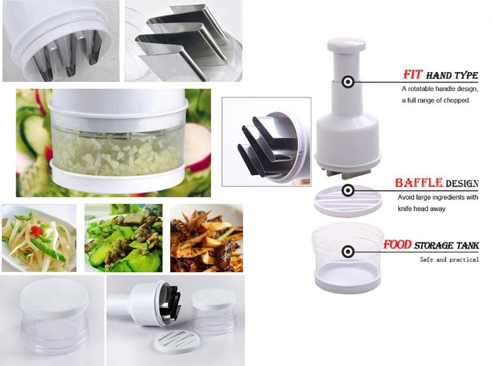 Vegetable Onion Garlic Chopper Crusher - TrendNestOfficial