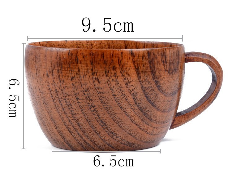 Wooden Coffee Mug and Spoon Set - TrendNestOfficial